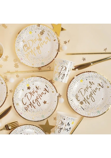 Davajdarit' Doğum Günü Partisi İçin Tek Kullanımlık Sofra Takımları 322405658 100 adet