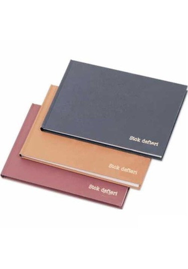 Turkuaz Stok Kayıt Defteri 120 Yp 12x17 Yan