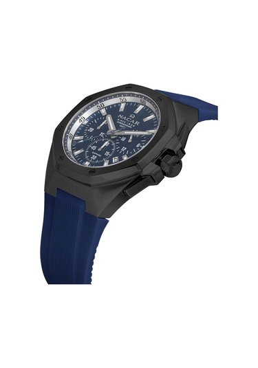 Nacar Mavi Silikon Erkek Kol Saati Nc08-29430495-bls3 Siyah