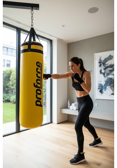 Proforce Boks Torbası 80 Cm 80x25 Sarı Siyah