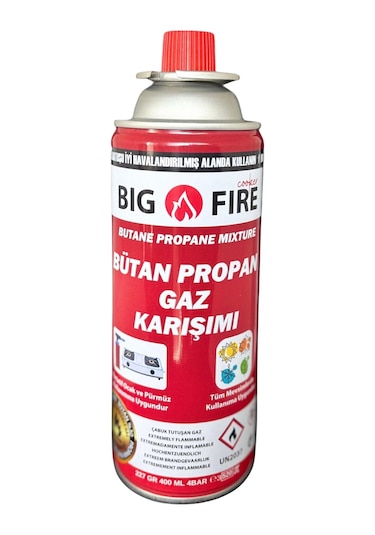 Big Fire Power 227gr. Valfli Gaz Kartuş Çok Renkli