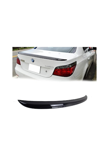 Bmw E60 M5 Bagaj Üstü Spoiler Parlak Siyah Spoyler Plastik İthal 2004-2010