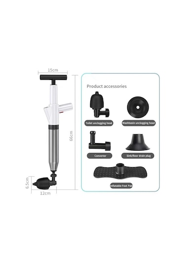 Cbtx Tuvalet Borusu Tarak Gemisi Tıkanmış Ev Yüksek Basınçlı Pnömatik Alet Yeşil