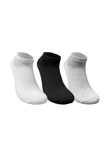 Skadi Mons Ankle 3 Pack Unisex Çorap 1605030123-901 Siyah