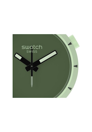Swatch Sb03g100 Bıg Bold Bıoceramıc Forest Kadın/erkek Kol Saati Metal