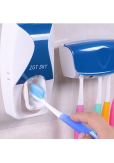 Willowhaven Uygun Diş Fırçası Tutucu Çok Fonksiyon Tasarruf Alanı Diş Fırçası Diş Macunu Banyo Aksesuarla 2 Adet Beyaz Gri