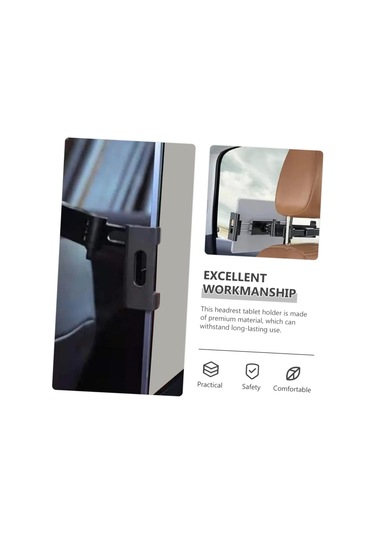 Araba Arka Koltuk Başlığı Tablet Beşiği Evrensel Cep Telefonu Tutucu İşçilik