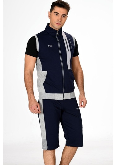 M.Ferry Erkek Y.Balıkçı Yaka 3 Lü Kaprili Eşofman Takım 19141