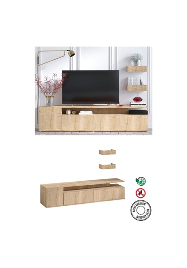 Decormet Alika Tv Ünitesi Safir Meşe -dec-20071 Diğer