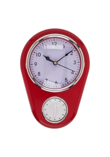 Yüksek Kaliteli Yeni Duvar Saati Ve Zamanlayıcı - Zamanlayıcı Fonksiyonlu Saat Beyaz Beyaz Beyaz 435 Diğer