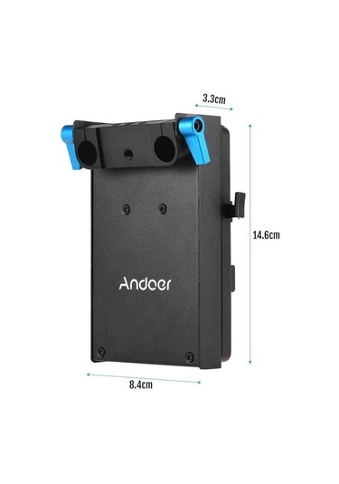 Andoer D6325 V Montaj V-kilit Pil Plakası Adaptörü