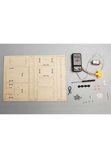 ECE Asansör Modeli Yapma Deney Seti Kumandalı Tornavida Ve Boya Seti İle Demonte
