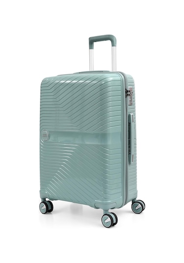 Ççs 5239 Polipropilen Orta Boy Valiz-mavi Mavi