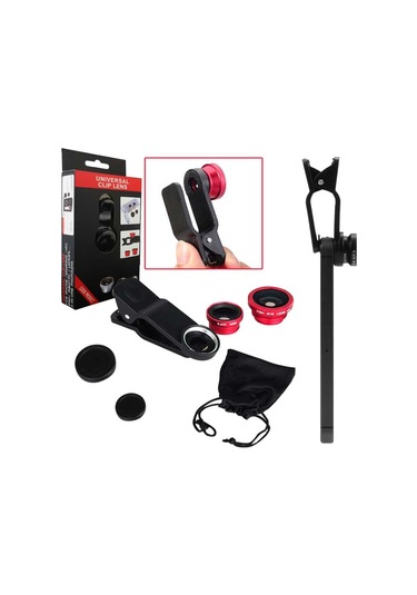 Powermaster Pm-12197 Universal Akıllı Telefon Lens Seti Siyah