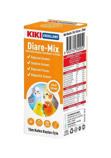 Kiki Excellent Kuş Diare-mix 25 Ml.