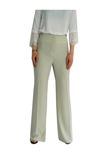 Proto Kadın Kumaş Pantolon Bgl-St01119-Krem-40 Krem
