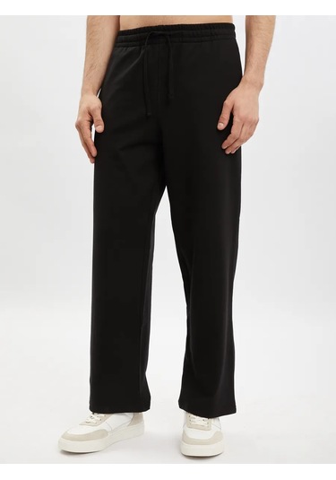Nice & Easy Pamuklu Erkek Triko Pantolonlar 418105930 Siyah