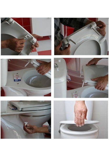 6366 Klozet Kapağı Montaj Vida Takımı Beyaz