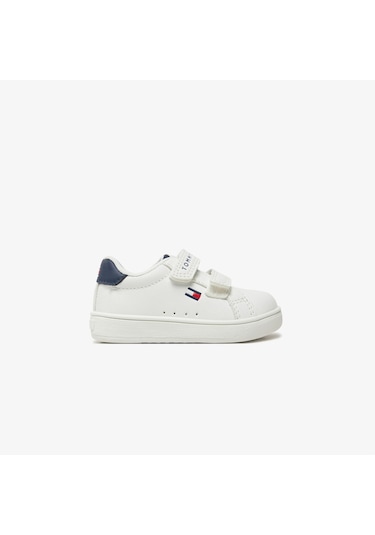 Tommy Hilfiger Flag Bebek Beyaz Spor Ayakkabı T1x9-33836-1355x336 Beyaz