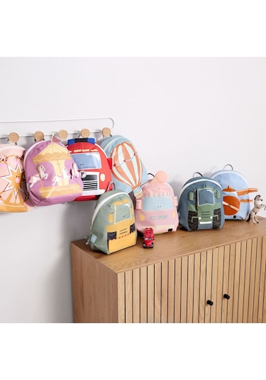 Lassig Tiny Drivers Sırt Çantası Carousel Çok Renkli