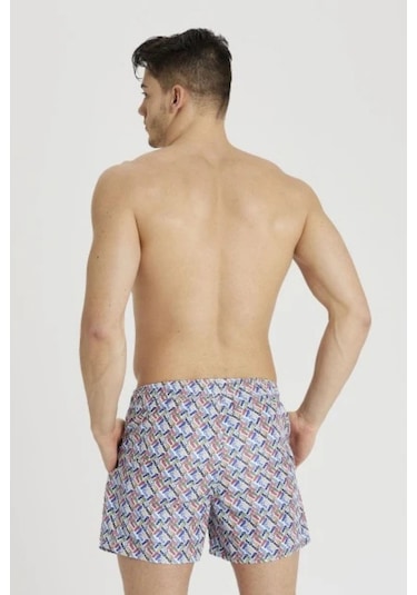 Arena Şort Men's Beach Short Allover Erkek Deniz Şortu 005253100 Mavi
