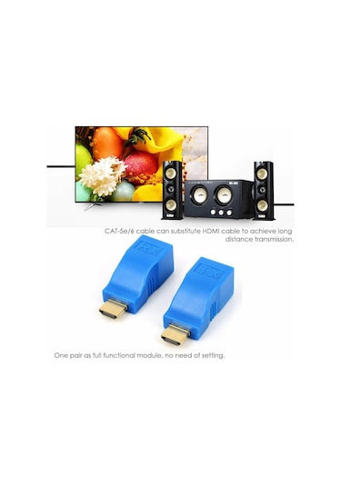 30 Metre Hdmı Uzatma Aparatı - 3D - Full Hd 1080P - Extender (533634667)