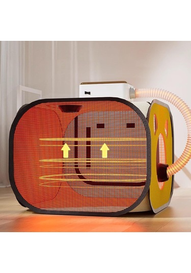 Homyl Evcil Hayvan Kurutma Kutusu Çok İşlevli Temiz Bakım Evi