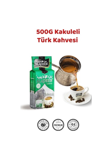 Aladeeb Orta Kakuleli Türk Kahvesi 500 G