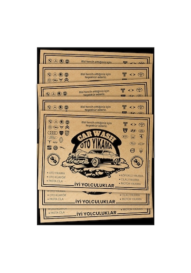 Kraft 120 G 35x50 CM Kalın Kağıt Oto Paspas Kağıdı 200 Adet