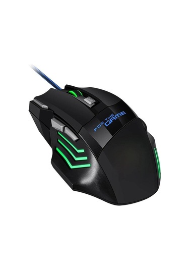 Usb Kablolu Fare 2400 Dpi Ayarlanabilir Led Arkadan Aydınlatmalı Bilgisayar Oyunu Fareler Dizüstü Pc Için 7 Düğmeler Optik Kablolu Oyun Faresi