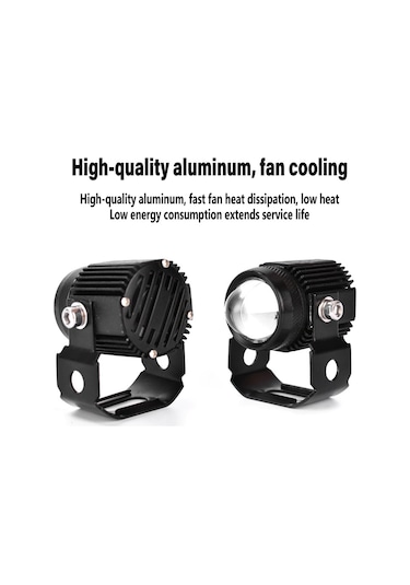 Shineyee Çift Renkli 12v Led Projektör - 6000k Beyaz & 3000k Kehribar, 3000lm Parlaklık