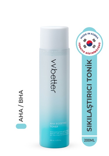 Vvbetter AHA Boosting Aydınlatıcı Gözenek Sıkılaştırıcı Onarıcı Tonik Kore 200 ML