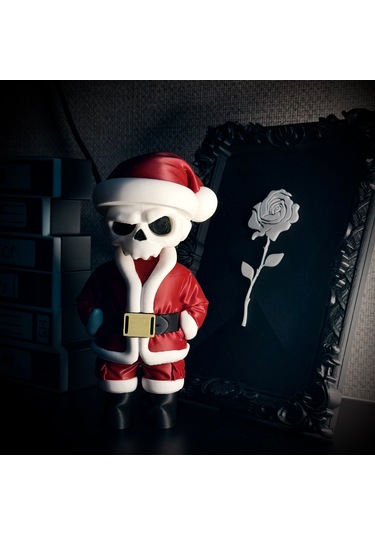 Kuru Kafa Noel Baba Özel Seri Kırmızı Özel Seri Koleksiyon Ürünü Oyuncak Figür