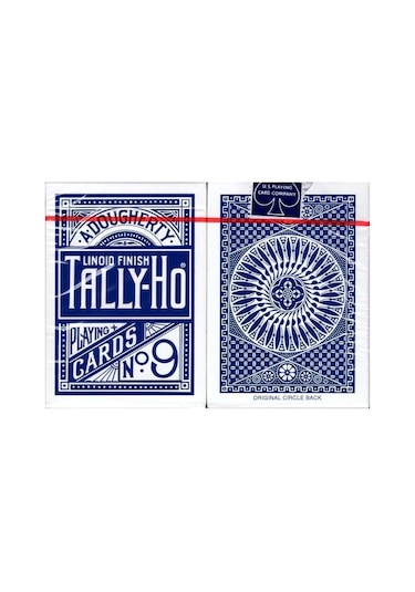 Tally-ho Circle Back Mavi Blue Oyun Kağıdı İskambil Kartları Destesi