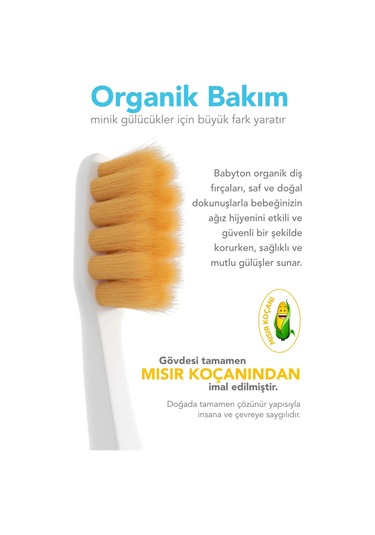 Babyton Bio Ultra Yumuşak Çocuk Diş Fırçası Papağan