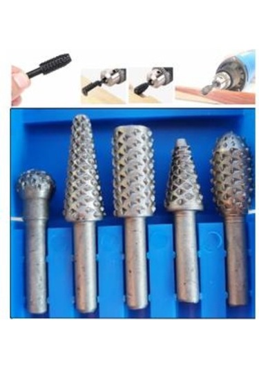 Ahşap Oyma Aşındırma Freze Uç Seti Törpü Eğe Takımı Matkap Için A