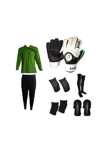 Evox Kaleci Forma,Pantolon,Dizlik,Dirseklik,Çorap,Tekmelik,Eldiven Set (364140687) Çok Renkli