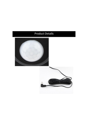 Homyl Pır Hareket Sensörü Bahçe Duvar Lambası Sokak Uzaktan 160cob Diğer