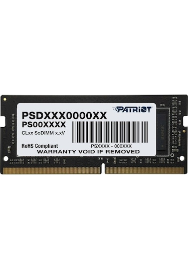 Patriot PSD416G320081S Signature 16 GB DDR4 3200 MHz CL22 Notebook Ram