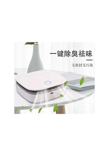 Ranyeek Araç İçin Usb Şarjlı Hava Temizleyici - Toz, Koku Ve İç Mekan Kirleticilerini Temizleyen Beyaz Araç Hava Dezenfektörü