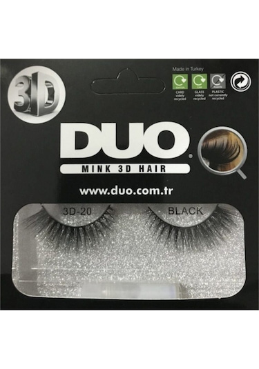 Duo 3D 20 Doğal İpek Takma Kirpik