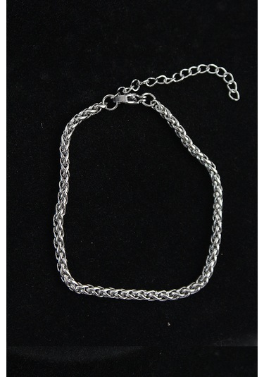 316l Çelik Örgü Model Gümüş Renk Erkek Bileklik Çok Renkli