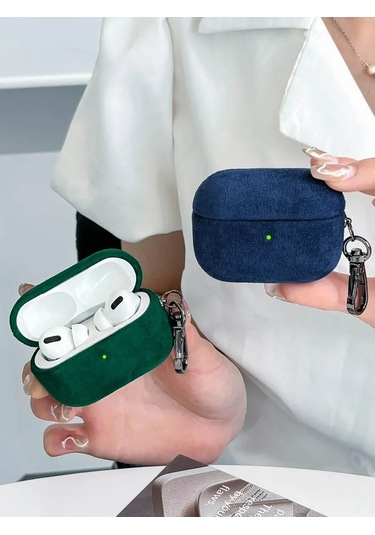 Cronax Airpods Uyumlu Pro2 İçin Plastik Klipsli Kulaklık Kılıfı 332890560 Yeşil