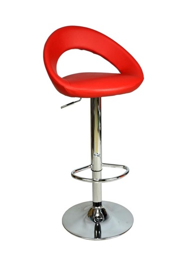 Bürocci Larissa Bar Taburesi-Kırmızı-9501Q0116 Çok Renkli