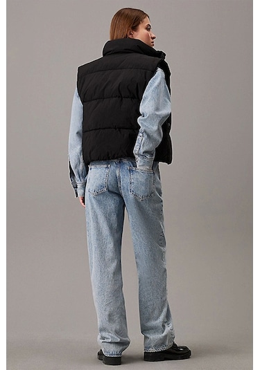 Calvin Klein Chenılle Monologo Vest Siyah
