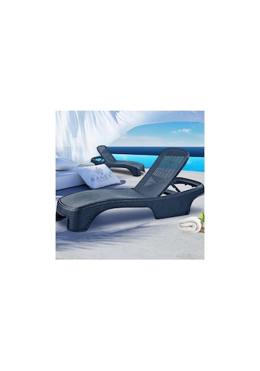 Brezza Royal Rattan Bahçe Havuz Şezlong 2 Li
