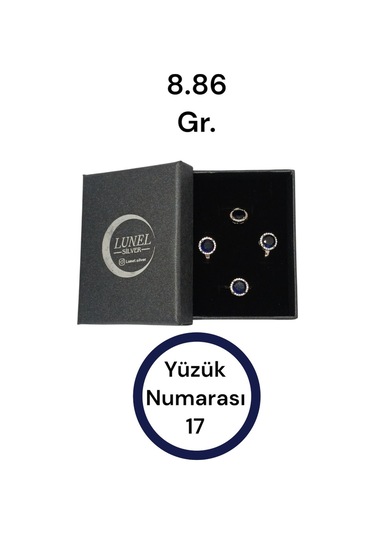 Elmas Kesim Taşlı Gümüş Takı Seti - Kolye Ucu, Küpe Ve Yüzük Şık Ve Göz Alıcı Tasarım Gümüş