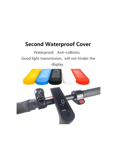 Dianziye Xiaomi M365/m365 Pro Elektrikli Scooter İçin Su Geçirmez, Çizik Korumalı, Esnek Silikon Kontrol Paneli Kapağı - Evrensel Uyumlu, Kolay Kurulum