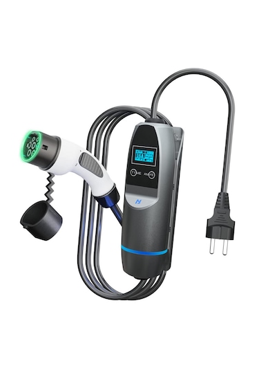 Khons Tek Faz 16A 3.6 KW Taşınabilir Elektrikli Araç Şarj İstasyonu