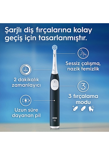 Oral-b İo 2 Şarjlı Diş Fırçası - Yeşil, Seyahat Kabı İle